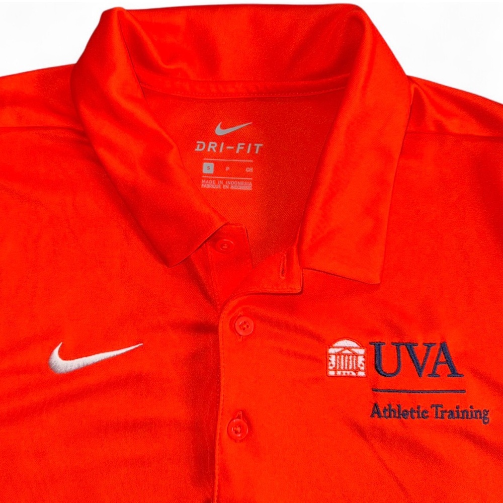 Nike Men's Bright Orange UVA Polo Shirt